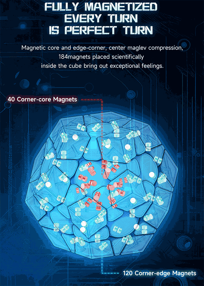 DaYan Megaminx Pro ML Speed Cube Stickerless